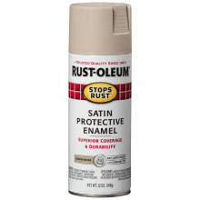 Rust-Oleum 276271 Stops Rust Sprayfarbe, 12 oz, Satin Französisch Beige