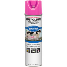Rust-Oleum 383018 Vernice Spray per Bestiame, 17 oz, Rosa Fluorescente