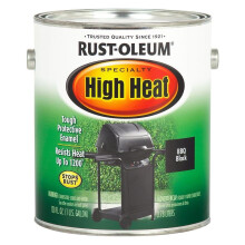 RUST-OLEUM 233967 Esmalte Alta Temperatura, Negro Barbacoa