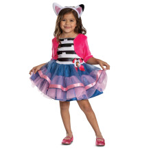 Verkleed Gabby's Poppenhuis Tutu Kostuum, Officieel Gabby Kostuum Jurk voor Peuter Meisjes, Maat (4-6x)