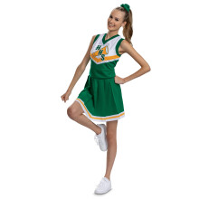 Disguise Chrissy Cheerleader Costume, Official Stranger Things Hawkins Cheerleader Costume for Adults, Womens Size M (8-10)