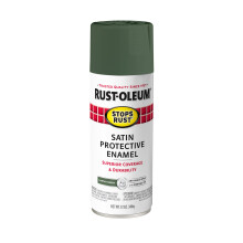 Rust-Oleum 369192 Spray Pintura Antioxidante, 12 oz, Verde Satinado