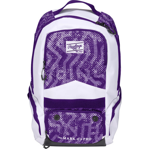 Rawlings | Sac à dos Shutout | Sac de baseball et softball | Violet