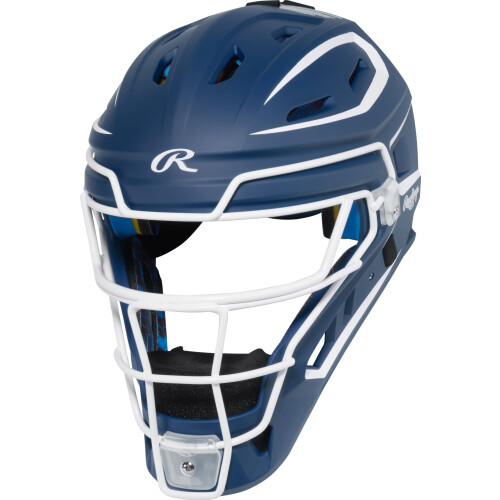 Rawlings | Casco Catcher MACH PRO Serie | Baseball | Blu/bianco | Junior | 6 1/2" - 7"