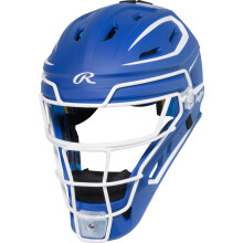 Rawlings | Casco de receptor MACH PRO Series | Béisbol | Real/Blanco | Senior | 7 1/8" - 7 1/2"