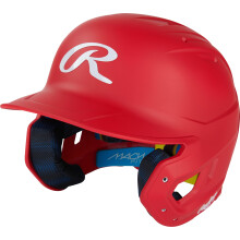 Rawlings | MACH FIT Basebollhjälm | Passar 6 3/8" - 7 5/8" | Röd