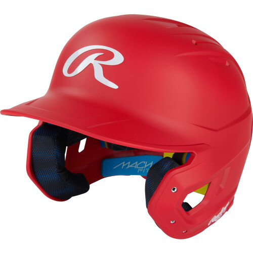 Rawlings | MACH FIT Basebollhjälm | Passar 6 3/8" - 7 5/8" | Röd