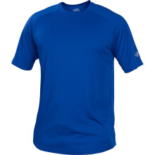 Rawlings | Men's Crew Neck Tech Short Sleeve Shirt | Royal Blue | Medium
