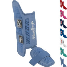 Rawlings | Batter's Leg Guard | Baseball/Softball | Small (One Size Fits Most) | Columbia Blue