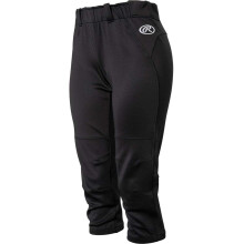 Pantaloni Softball Yoga Premium, Adulto, Colore Nero, Taglia Large
