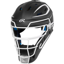 Rawlings | Casco Catcher MACH PRO Series | Béisbol | Negro/Blanco | Junior | 6 1/2" - 7"