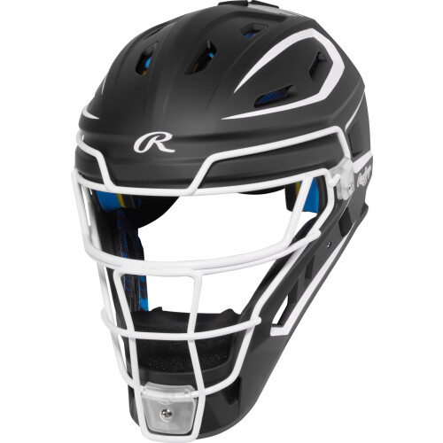 Rawlings | Casque de Receveur MACH PRO | Baseball | Noir/Blanc | Junior | 6 1/2" - 7"