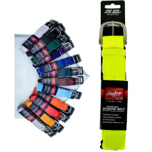 Cinturón Ajustable Rawlings | Béisbol / Softbol Rápido | Talla Única (18"-36") | Amarillo Óptico