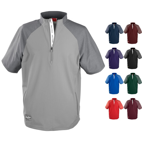 Rawlings | COLORSYNC Kortärmad Cage Jacka | Vuxen XX-Large | Blå-Grå