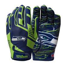Guantes de Fútbol NFL Stretch Fit - Adulto, Seattle Seahawks