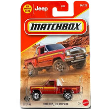 Matchbox 1980 Jeep J10 Stepside [Red] 34/125, 1:64 Scale Diecast Toy Vehicle