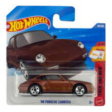 Hot Wheels '96 Porsche Carrera [Marrón] Then & Now 4/10, 98/250, Vehículo de Juguete a Escala 1:64