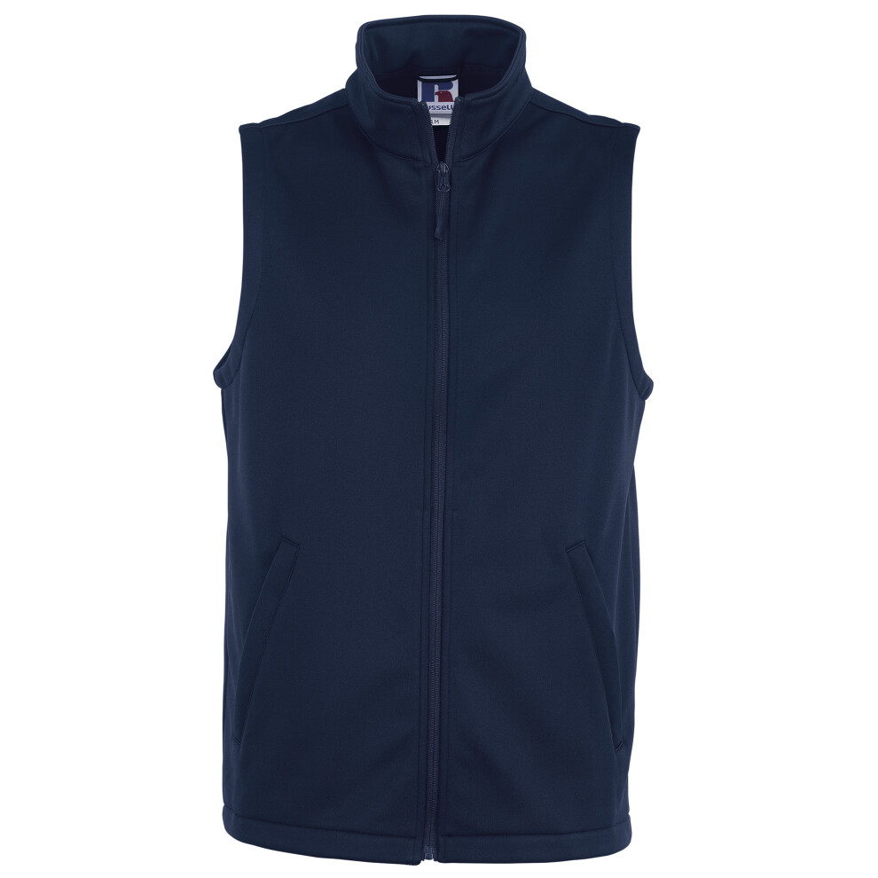 Russell (Xs, French Navy) Mens Smart Softshell Gilet Jacket