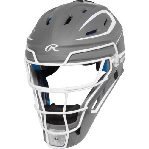 Rawlings | Casque de Receveur MACH PRO | Baseball | Graphite/Blanc | Junior | 6 1/2" - 7"