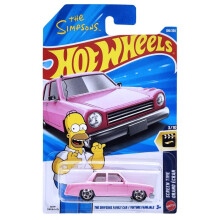 Hot Wheels The Simpsons Family Car [Pink] Screen Time 3/10, 108/250-1:64 Scale Diecast Toy Vehicle