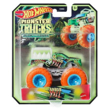 Hot Wheels Monster Trucks Glow in The Dark 1:64 Scale Trucks Haul Y'all