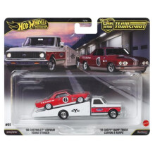 Hot Wheels Team Transport '66 Chevrolet Corvair & '72 Chevy Ramp Truck