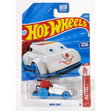 Hot Wheels Quick Chat [Blanco] Mattel 3/5, 48/250, Vehículo de Juguete a Escala 1:64