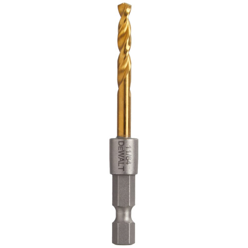 DeWalt DEWALT DD5111 Impact Ready Titan Nitrit-Beschichteter Bohrer, 11/64"