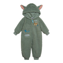 STAR WARS The Mandalorian Grogu Newborn Baby Boys Cozy Sherpa Zip Up Cosplay Coverall Pale Green 0-3 Months