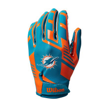 Guanti da Football Wilson NFL Stretch Fit - Adulto, Miami Dolphins