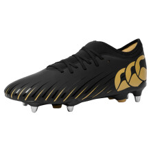 (6 UK, Black) Canterbury Unisex Adult Speed Falcon Team Soft Ground Rugby Boots