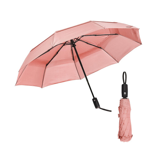 Mr. Pen - Ombrello da Viaggio Antivento, Rosa Chiaro, Ombrelli Automatici per Pioggia