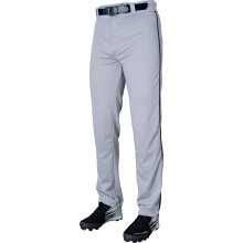 Rawlings pojkar Semi-Relaxed Hel längd Baseballbyxor | Ungdomsstorlekar | Piped | Flera färger Grå / Marin, X-Large