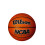 Wilson WILSON NCAA Mini Rubber Basketball, Orange/Navy 1