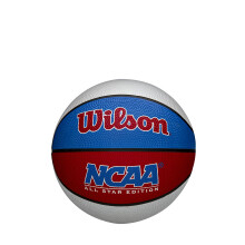 WILSON Edición All Star NCAA Mini Balón de Baloncesto - Rojo/Blanco/Azul