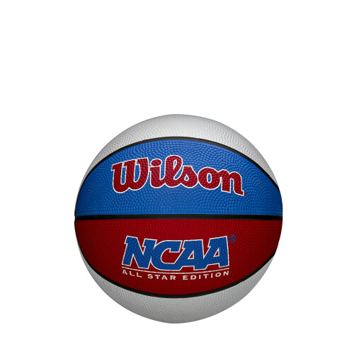 Wilson WILSON NCAA All Star Mini Basketboll - Röd/Vit/Blå