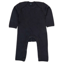 (12-18 Months, Black) Babybugz Baby Long-Sleeved Babygrow