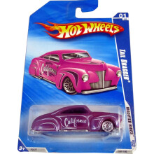 Hot Wheels 2009 Tail Dragger Modified Rides Purple CALIFORNIA #157 1:64 Scale
