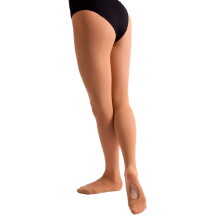 (3-5 Years, Tan) Silky Childrens Girls Convertible Dance Ballet Tights (1 Pair)