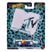 Hot Wheels MTV Coche de Juguete Die Cast '84 Corvette