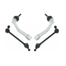 TRQ Sway Bar Stabilizer Link Set vorne & hinten kompatibel mit 14-19 F-Type 00-08 S-Type
