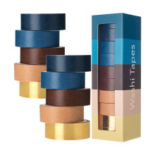Mr. Pen- Washi Tape Set, 10 Rolls, Terra Nova Palette, Decorative Tape, Washi Tapes, Scrapbook Tape, Scrapbook Washi Tape for Journaling, Craft Tape,