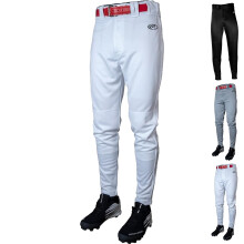 Rawlings herr LAUNCH SERIES Basebollbyxor | Tapered Jogger Fit | Vuxenstorlekar | Flera färger Vit, Large