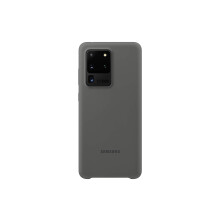 SAMSUNG Galaxy S20 Ultra Fodral, Silikonbakskydd - Grå (US Version med Garanti) (EF-PG988TJEGUS)