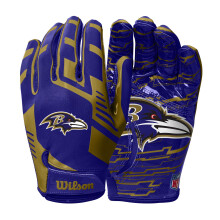 Guanti da Football NFL Stretch Fit - Giovani, Baltimore Ravens