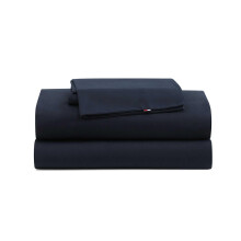 Tommy Hilfiger - Lenzuola Matrimoniali, Cotone Traspirante con Federa Coordinata, Set Letto Leggero, Tasche Profonde, Oeko-Tex Certified