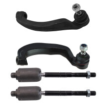TRQ Set di Barre Stabilizzatrici Anteriori Compatibile con Mercedes-Benz E320, E350, E500, E550