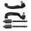 TRQ Front Innen- und Außenlenkstangen-Set für 2004-2009 Mercedes-Benz E320 E350 E500 E550 1