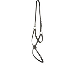 (Warmblood, Black) Collegiate Grackle Leather Noseband IV