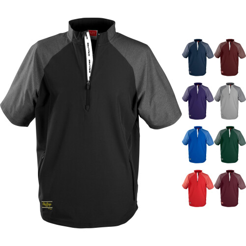 Rawlings | Veste Cage à Manches Courtes COLORSYNC | Adulte Medium | Noir